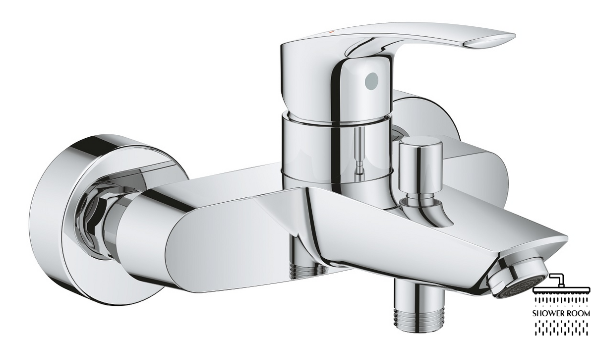 Набор смесителей 3 в 1 для ванной комнаты Grohe Eurosmart New S-Size UA3332666503