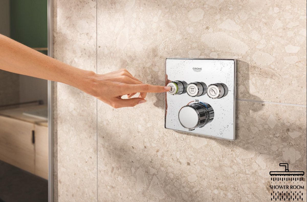 Душевая система скрытого монтажа Grohe QuickFix Precision SmartControl с Vitalio SmartActive 310 Cube (34875000)