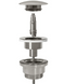 Донний клапан для раковини (умивальника) REA nikiel CLIK-CLAK REA-A6000, нікель