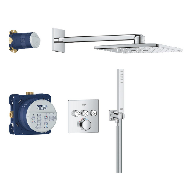 Душова система прихованого монтажу Grohe QuickFix Precision SmartControl з Vitalio SmartActive 310 Cube (34875000)