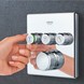 Душова система скрытого монтажу з термостатом Grohe QuickFix Grohtherm SmartControl&Vitalio Start 250 Cube