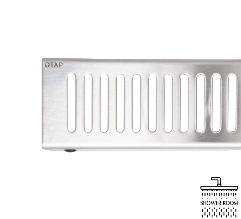 Трап линейный 800мм Qtap SUS304 Taurus FA800 с сухим затвором