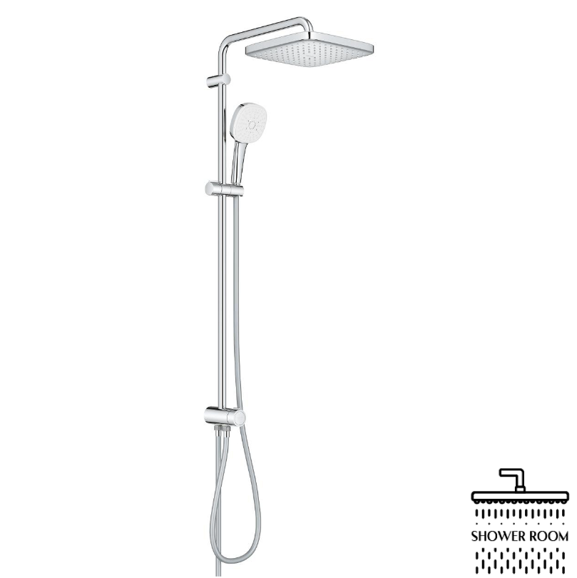 Набор смесителей 3 в 1 для ванной комнаты Grohe Eurosmart New S-Size UA3332666503