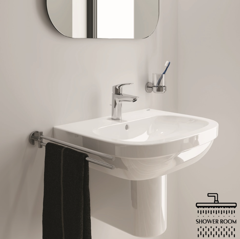 Набір змішувачів 3 в 1 для ванної кімнати Grohe Eurosmart New S-Size UA3332666503