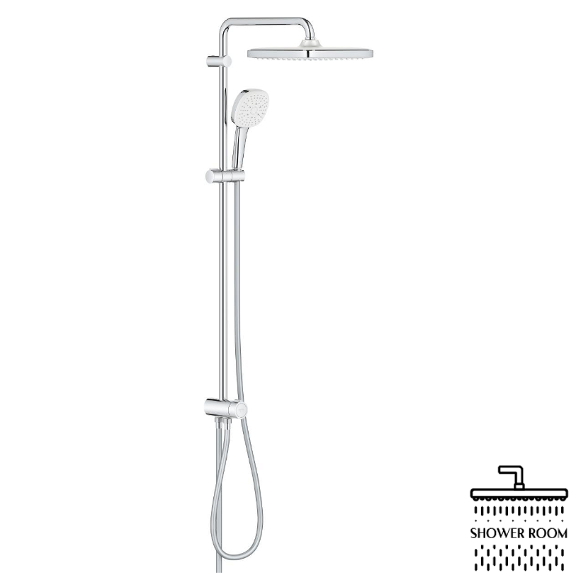 Набір змішувачів 3 в 1 для ванної кімнати Grohe Eurosmart New S-Size UA3332666503