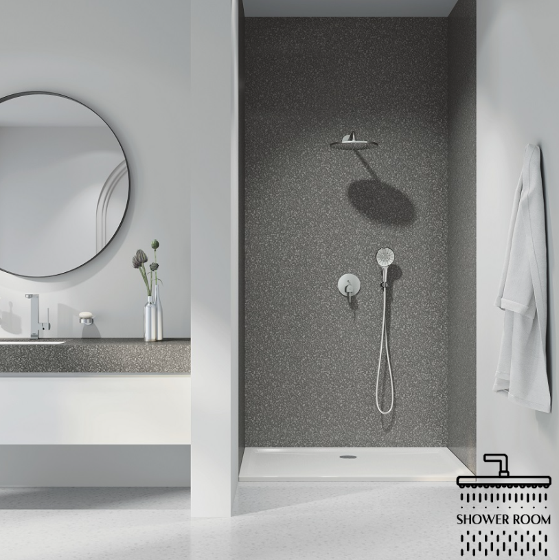 Смеситель Grohe Plus с переключателем на 2 положения однорычажный (24060003)