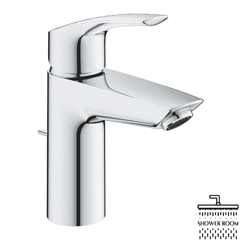 Набір змішувачів 3 в 1 для ванної кімнати Grohe Eurosmart New S-Size UA3332666503