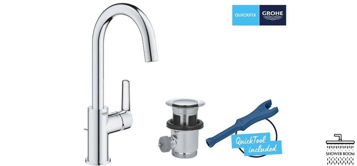 Смеситель для раковины L-размера Grohe QuickFix Start 24203002