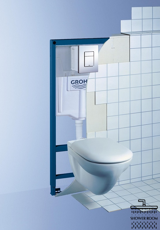 Комплект інсталяції Grohe Rapid SL 4-в-1 для унітазу (кнопка Skate Cosmopolitan) (3873200A)