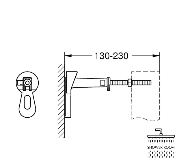 Комплект інсталяції Grohe Rapid SL 4-в-1 для унітазу (кнопка Skate Cosmopolitan) (3873200A)