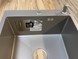 Кухонная мойка H5050G PVD встроенная 3.0/0.8 мм Brush, 500х500/215 мм, Grey Lidz LDH5050GPVD3008