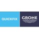 Стакан скляний з тримачем Grohe QuickFix Start (41194000)