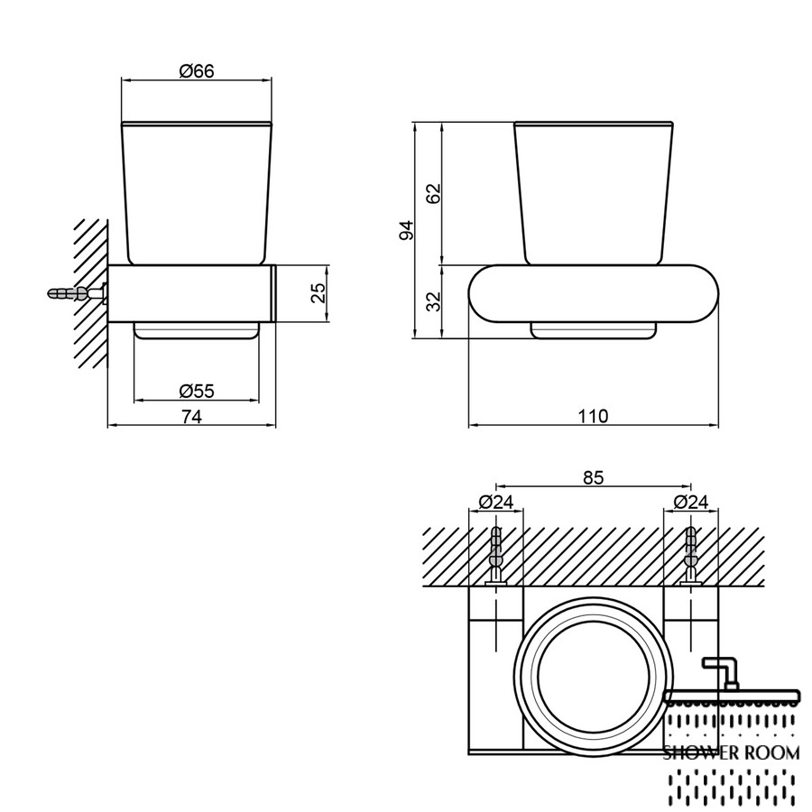 Склянка Qtap Sklenka 6102103C