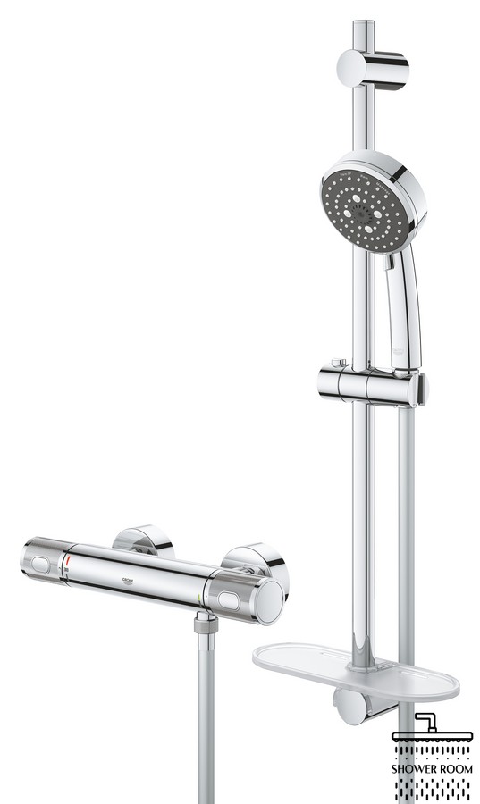 Термостат для душа с душевым гарнитуром Grohe QuickFix Precision Feel 34791000