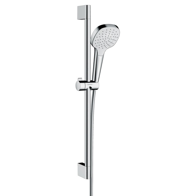 Душевой набор 0,65м, HANSGROHE Croma Select E 26584400, белый хром