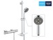 Термостат для душа с душевым гарнитуром Grohe QuickFix Precision Feel 34791000