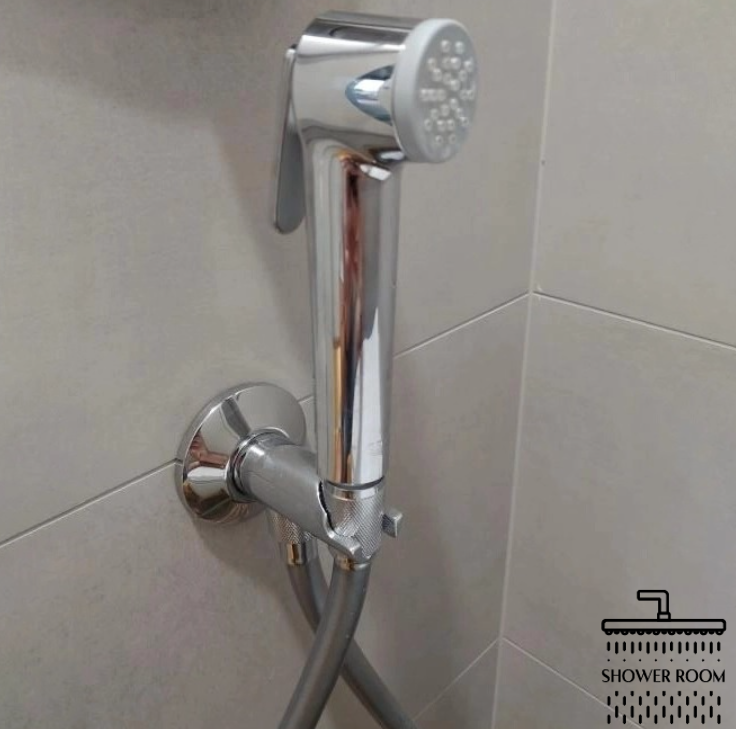 Гигиенический душ со смесителем Grohe BauClassic, хром (UA2904800S)