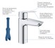 Змішувач для раковини M-розміру Grohe QuickFix Start 23746002