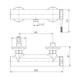 Змішувач для душу, Imprese BRENTA ZMK071901080 хром, 35 мм