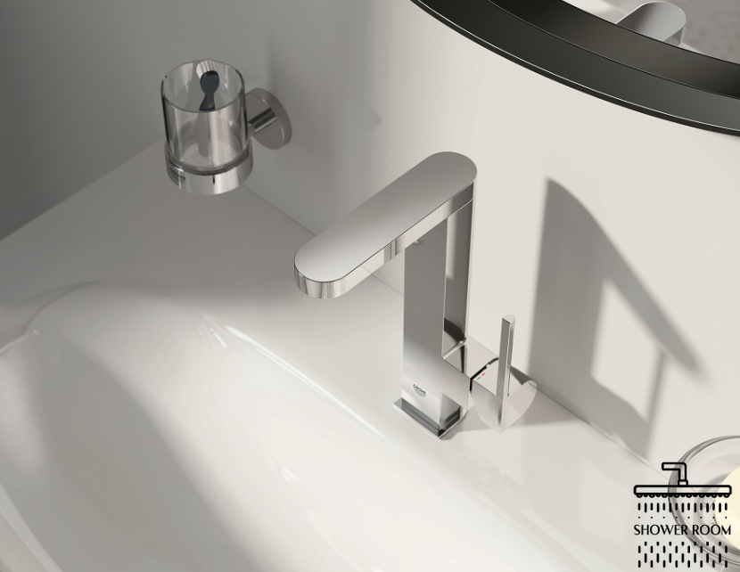 Змішувач для раковини Grohe Plus  L-Size, одноважільний з нажимним донним клапаном (23873003)