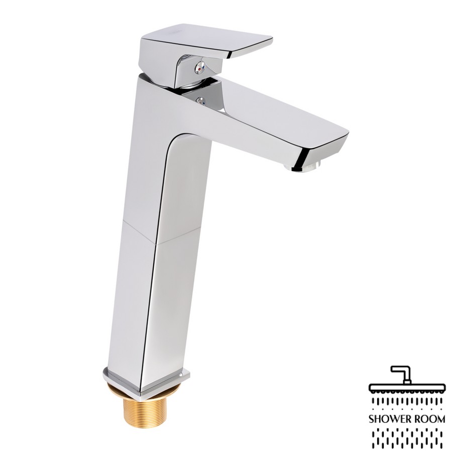 Змішувач для раковини Qtap Namesti високий QTNAM1025H102C Chrome