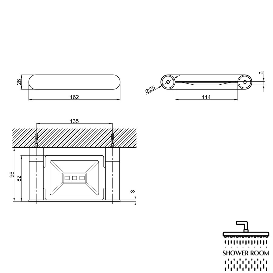 Мыльница Qtap Mydlenka 4102103C