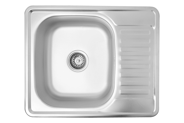 Кухонна мийка з нержавіючої сталі Kroner KRP Dekor-5848