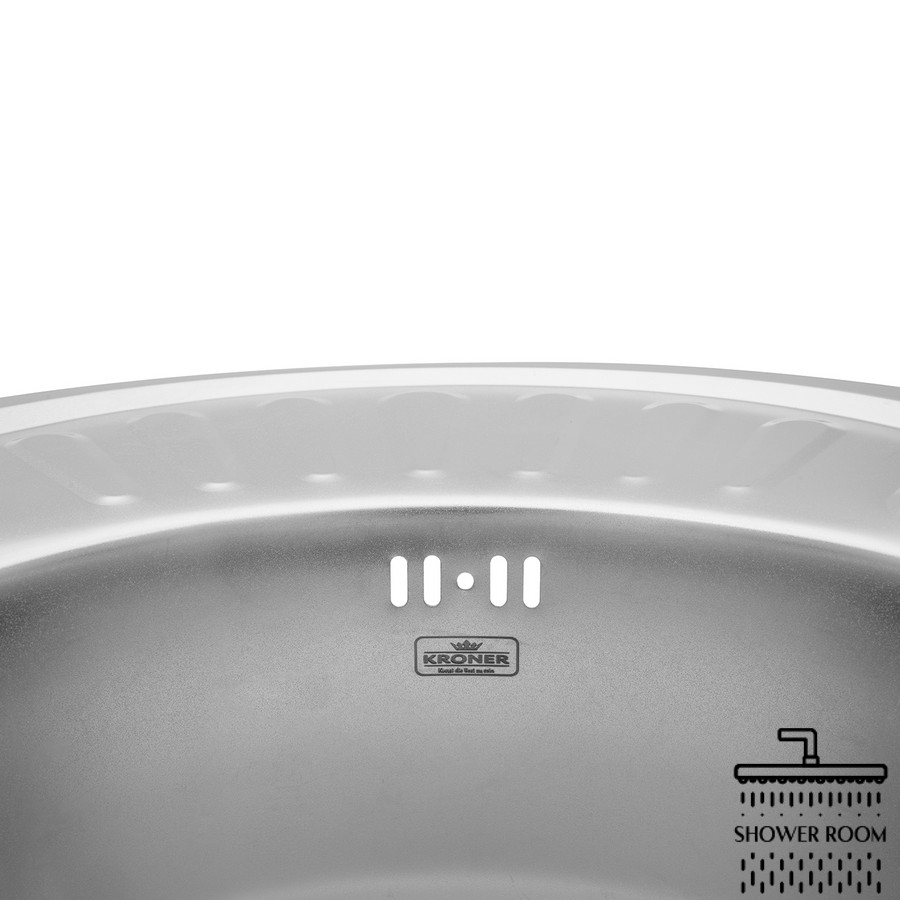 Кухонна мийка з нержавіючої сталі Kroner KRP Satin-5745