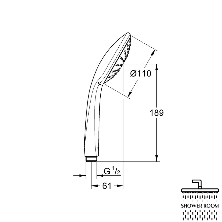 Лійка для ручного душу Grohe Euphoria 27265000