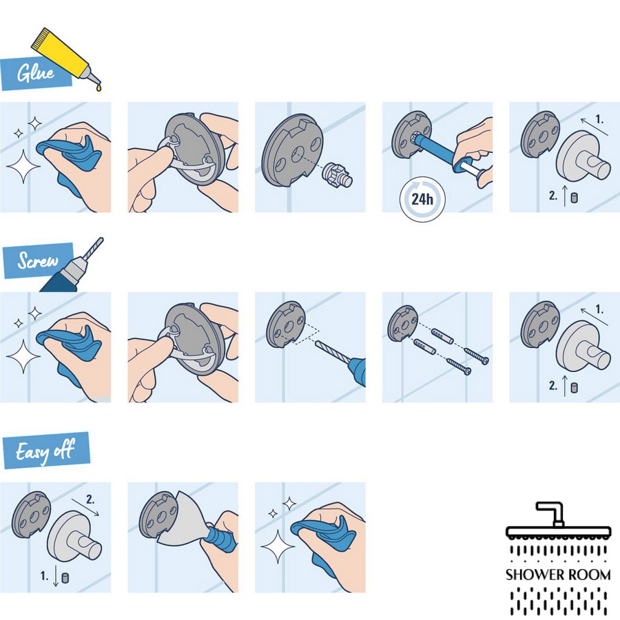 Полотенцедержатель Grohe QuickFix Start Cosmopolitan 41167000