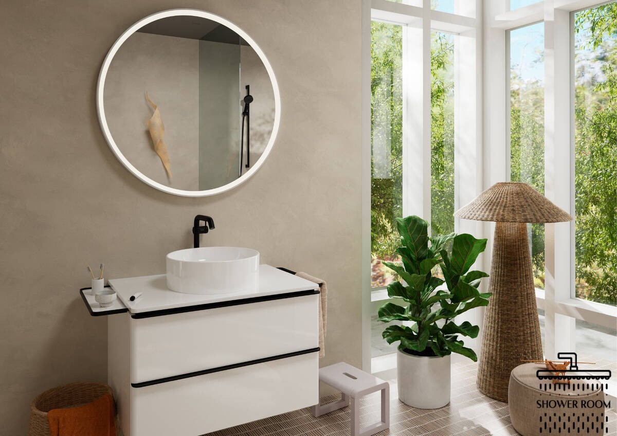 Змішувач для умивальника HANSGROHE Tecturis S 240 CoolStart 73370670, чорний матовий