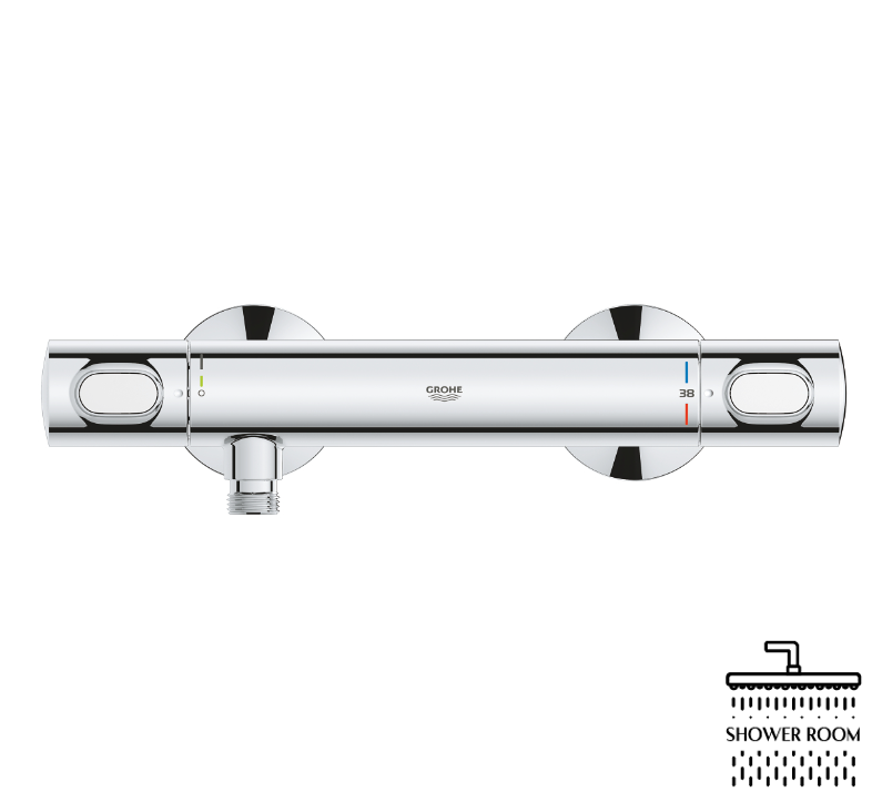 Комплект термостат з гігієнічним душем Grohe Grohtherm 500 (34793000+26352000)