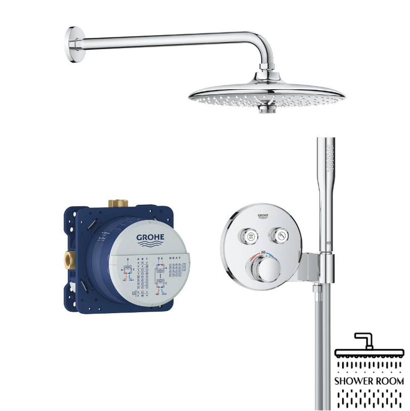 Душевая система скрытого монтажа Grohe Grohtherm SmartControl з Euphoria 260 (34867000)