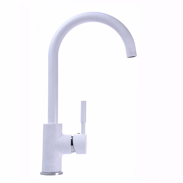 Змішувач для кухні Globus Lux LAZER GLLR-0203S-7-WHITE, білий