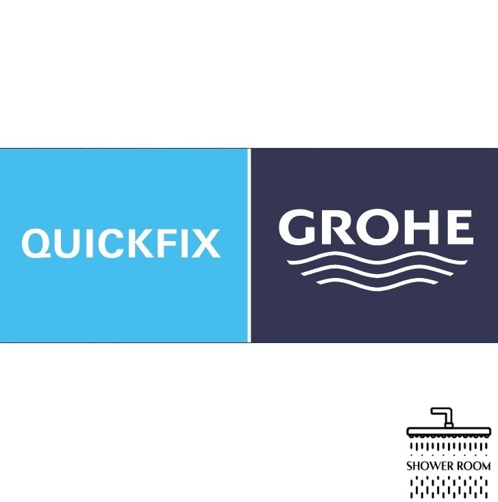 Одноважільний змішувач для кухонної мийки Grohe QuickFix Start (304702430), чорний