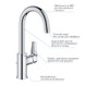 Смеситель для раковины L-размера Grohe QuickFix Start Edge 24201001