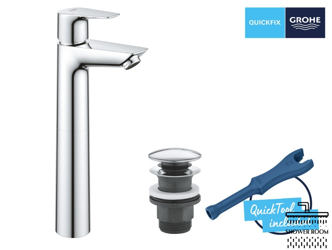 Смеситель на столешницу для раковины XL-размера, Grohe QuickFix Start Edge 23777001