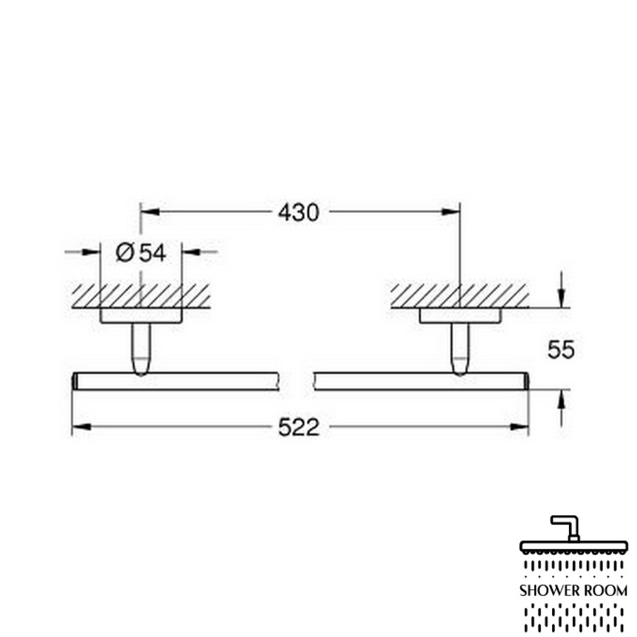 Полотенцедержатель Grohe BauCosmopolitan 40459001