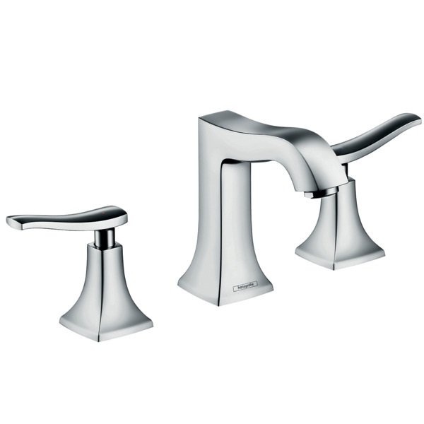 Змішувач для раковини врізний двувентильний, HANSGROHE Metris Classic 31073000, хром