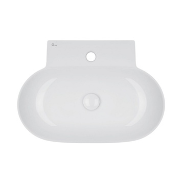 Раковина Qtap Cardinal 565х400х130 White с донным клапаном QT0411K177W