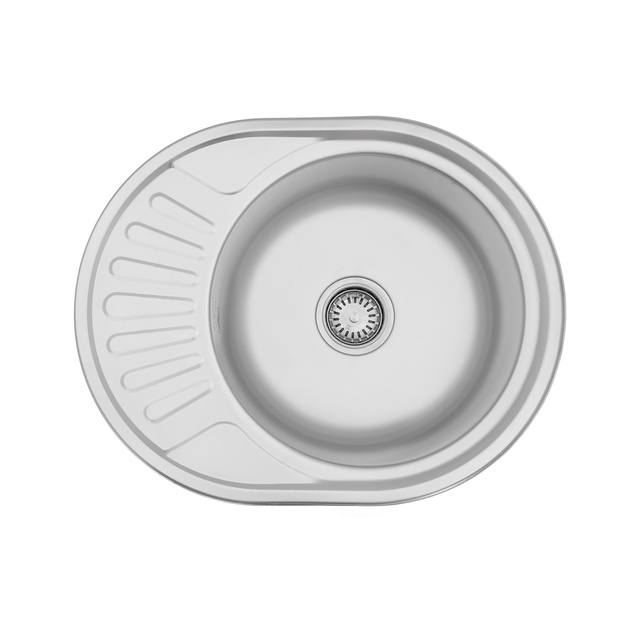Кухонна мийка з нержавіючої сталі Kroner KRP Satin-5745