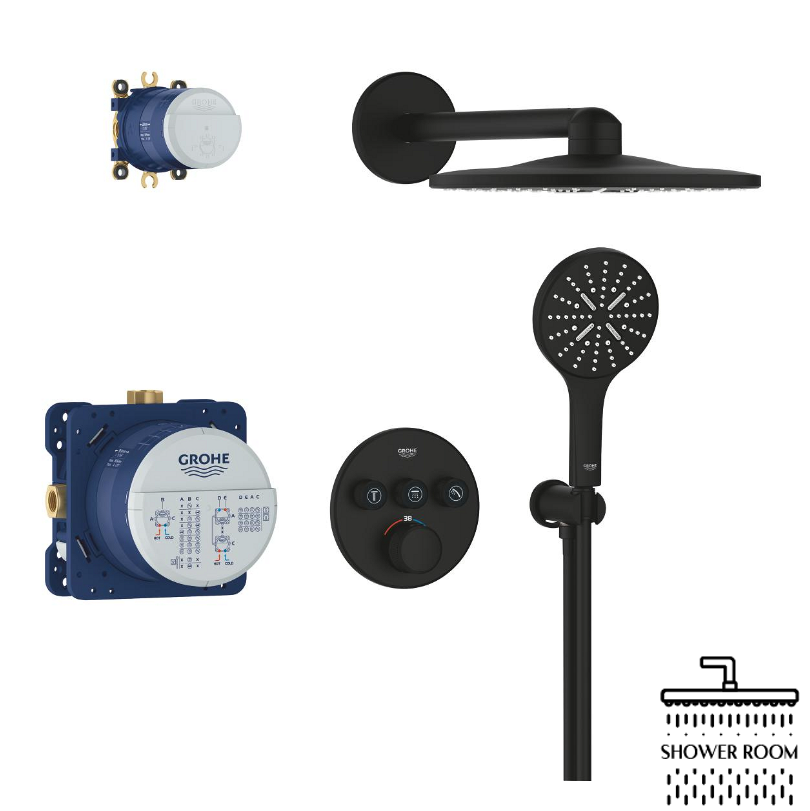 Душевая система скрытая Grohe Grohtherm SmartControl с Rainshower SmartActive 310 (34863KF0)