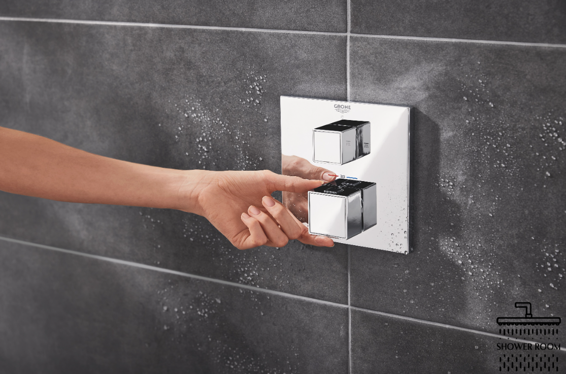 Душевая система скрытого монтажа Grohe Grohtherm Cube, хром (34868000)