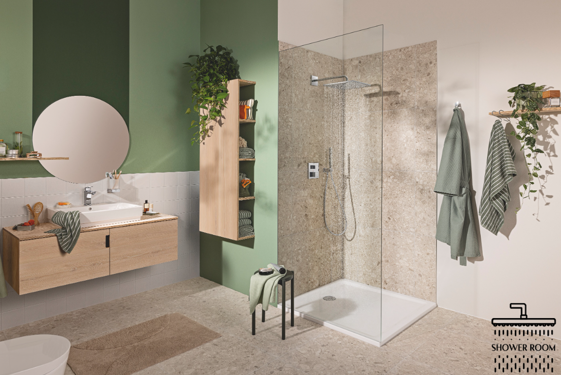 Душевая система скрытого монтажа Grohe Grohtherm Cube, хром (34868000)