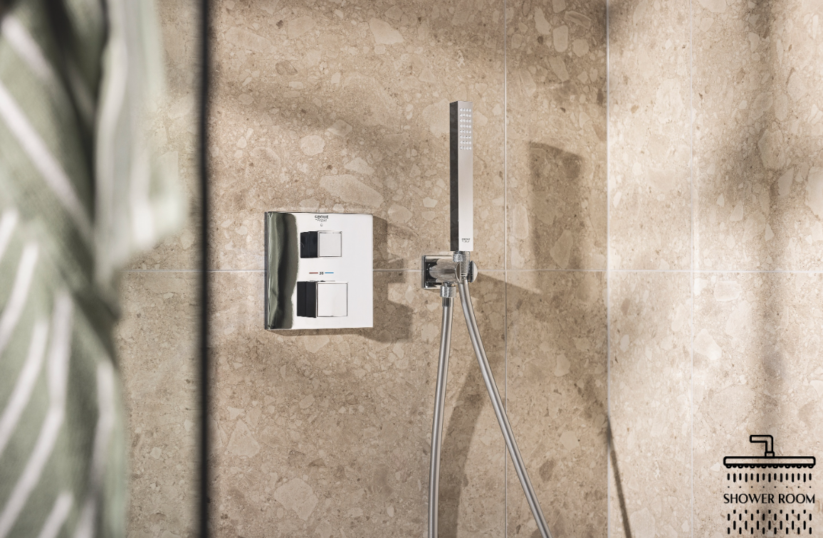 Душевая система скрытого монтажа Grohe Grohtherm Cube, хром (34868000)