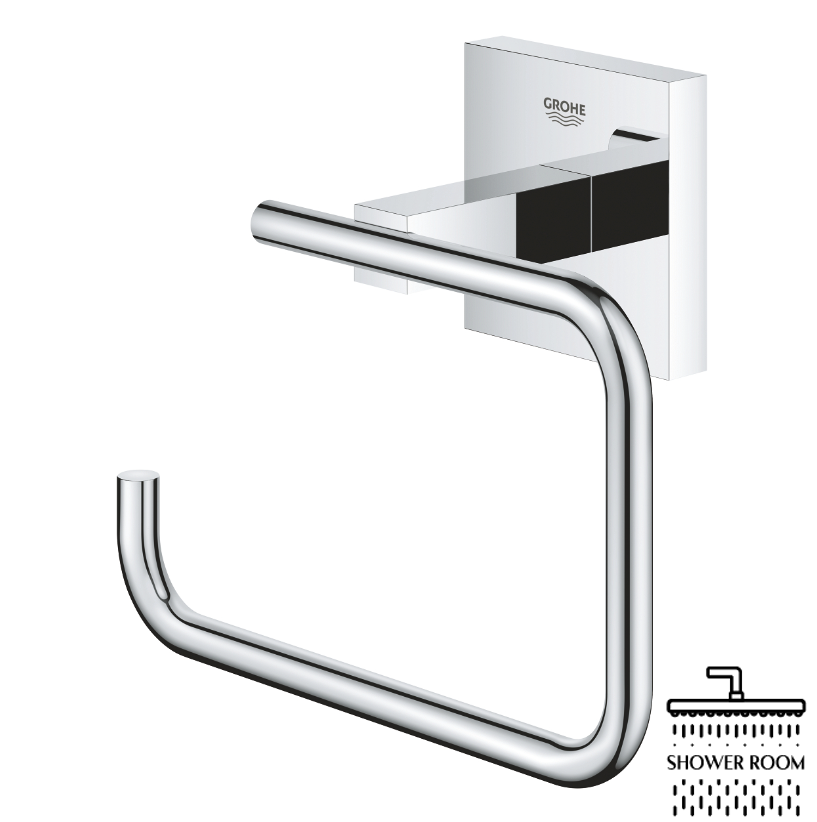 Держатель для туалетной бумаги без крышки Grohe QuickFix Start Cube (40978000)