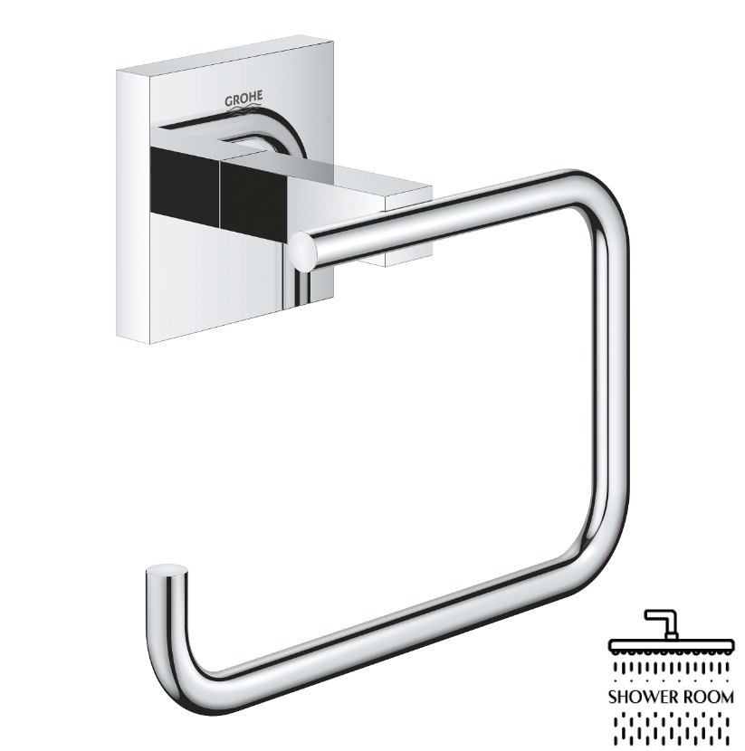 Держатель для туалетной бумаги без крышки Grohe QuickFix Start Cube (40978000)