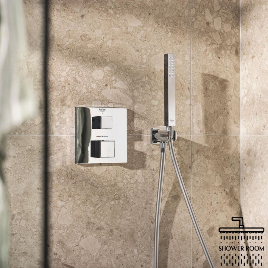 Душова система прихованого монтажу Grohe Grohtherm Cube, хром (34868000)