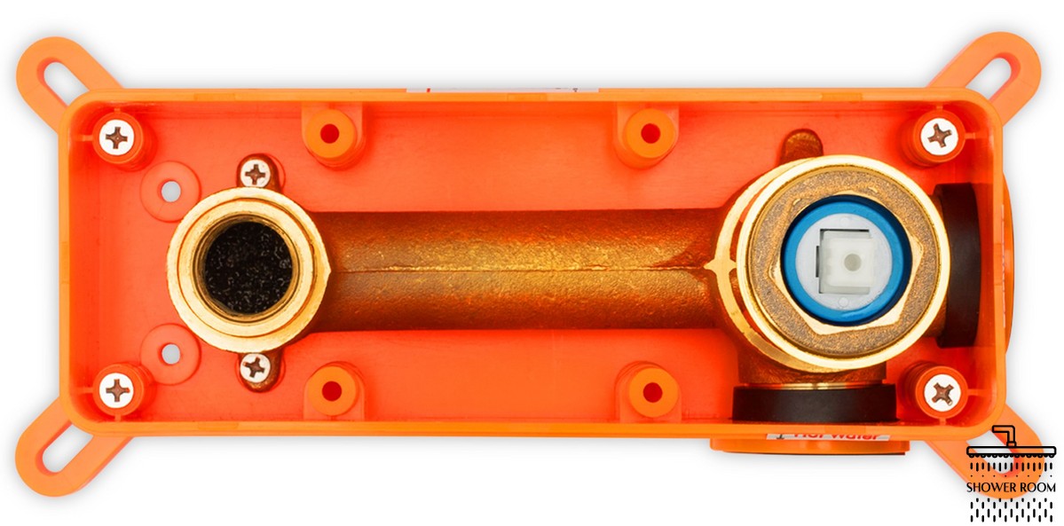 Змішувач прихованого монтажу для раковини REA Lungo золото мат + BOX REA-B8652