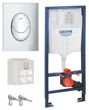 Комплект інсталяції 3в1 для унітазу Grohe Rapid SL (кнопка Skate Air S) (39503000)